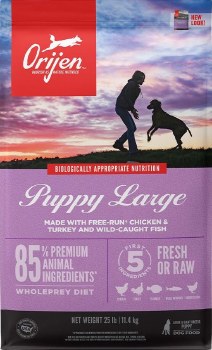 Orijen Grain Free Puppy Large Dry Dog Food, 23.5lb