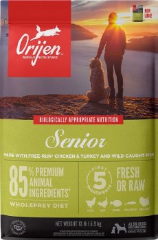 Orijen Grain Free Senior, Dry Dog Food, 13lb