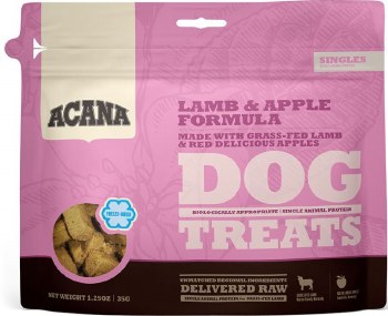 Acana Singles Limited Ingredient Diet Lamb and Apple Formula, Dog Treats, 1.25oz
