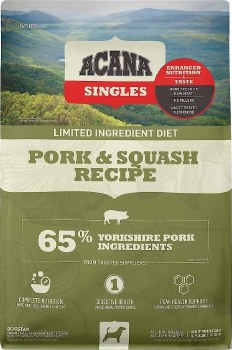 Acana Pork Squash Grain Free Dry Dog Food, 4.5lb