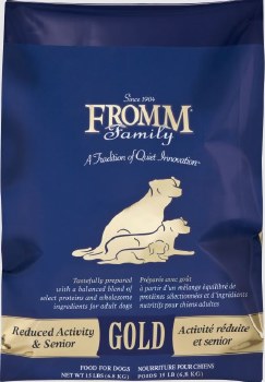 Fromm Gold Reduced Activity and Senior Gold, Dry Dog Food, 15lb