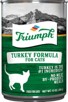 Triumph Turkey Formula Premium Canned Wet Cat Food 13oz