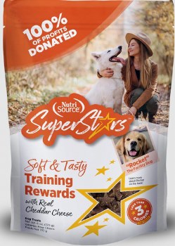 NutriSource Superstar Training Treat Cheddar, Dog Treats, 4oz