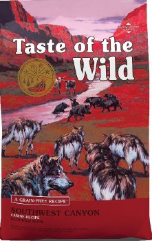 Taste of the Wild Southwest Canyon Wile Boar Recipe Grain Free Dry Dog Food 28lb