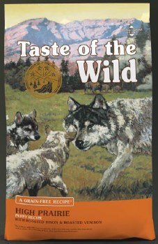 Taste of the Wild High Prairie Puppy Venison and Bison Grain Free, Dry Dog Food, 14lb