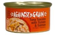Against the Grain Tuna Toscano with Tomato and Salmon Grain Free Canned Wet Cat Food 2.8oz