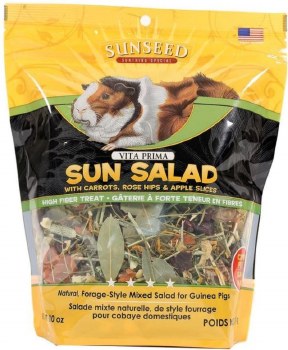 Sunseed Vita Prima Sun Salad Natural Foraging Guinea Pig Treat 10oz
