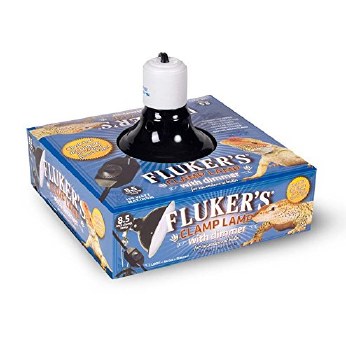 Flukers Ceramic Reptile Clamp Lamp with Dimmer, 8.5 inch, 150 Watt