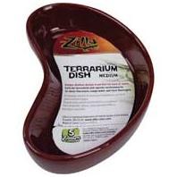 Zilla Kidney Terrarium Dish, Assorted Colors, Medium