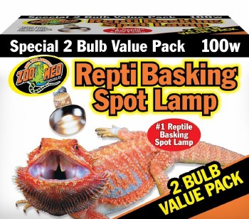 Zoo Med Lab Repti Basking Spot Lamp, 100W, 2 count