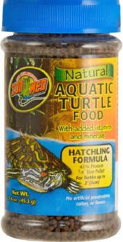 Zoo Med Lab Aquatic Turtle Hatchling Formula Reptile Food 1.60oz