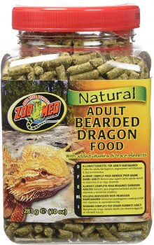 Zoo Med Lab Natural Adult Bearded Dragon Reptile Food, 10oz