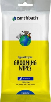 Earthbath Hypoallergenic Grooming Wipes, 30 count
