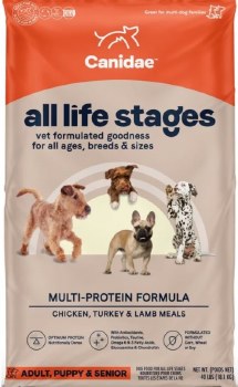 Canidae All Life Stages Multi Protein Formula with Chicken, Turkey, and Lamb Dry Dog Food 44lb