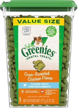 Greenies Feline Chicken Dental Treat 9.75oz
