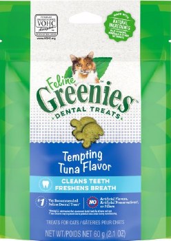 Greenies Feline Dental Treats Tuna 2.1oz