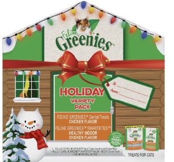 Greenies Holiday Gift Pack Cat Treats 2.1oz