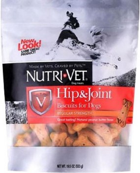 NutriVet Hip & Joint Peanut Butter Biscuits, Medium, 19.5oz