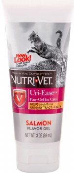 NutriVet Uri Ease Urinary Treatment Paw Gel for Cats, Salmon Flavored, 3oz