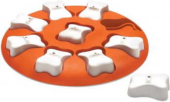 Outward Hound Smart Orange Puzzle Dog Toy