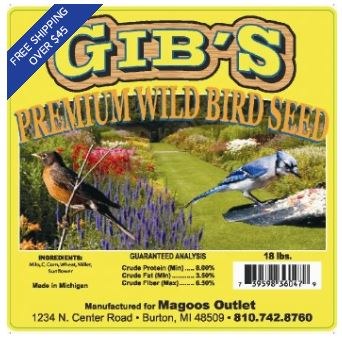 Gibs Premium Wild Bird Food 8lb