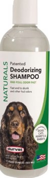 Durvet Naturals Deodorizing Shampoo for Dogs, Cats, Ferrets, and Rabbits 17oz