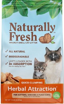 Naturally Fresh Herbal Attraction Clump, Cat Litter, 14lb