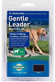 Petsafe Gentle Leader Dog Head Collar, Black, Large