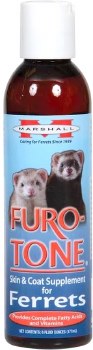 Marshall FuroTone Skin and Coat Supplement for Ferrets 6oz