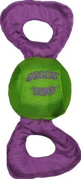 Jolly Pets Tug and Squeak Dog Toy, Assorted Colors, Large