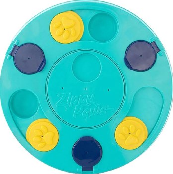 Zippy Paws SmartyPaws 3-in-1 Puzzler, Teal, Dog Toys