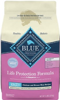 Blue Buffalo Life Protection Small Breed Adult Formula Chicken & Brown Rice Recipe Dry Dog Food 6lb