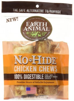 Earth Animal No Hide Chicken Chew 2 count 4 inch