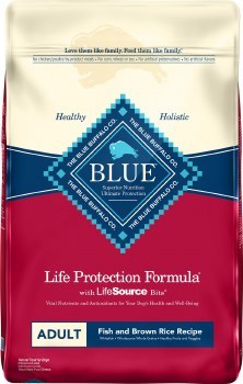 Blue Buffalo Life Protection Formula Adult Fish and Brown Rice Recipe Dry Dog Food 15lb