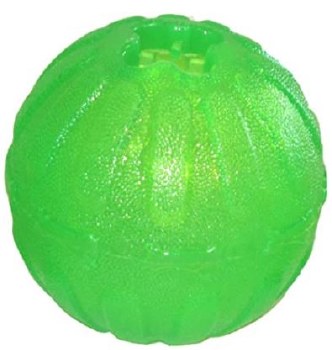 Starmark USA Treat Dispensing Chew Ball, Green, Medium, 2.75 inch