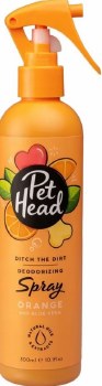 PetHead Ditch the Dirt Dog Spray, Orange Scented, 10oz