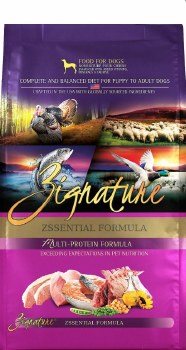 Zignature Zssentials Multi-Protein Formula Grain Free, Dry Dog Food, 4lb