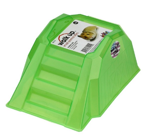 JW Walk Up Barn, for Hamsters, Gerbils, Mice and Simlar Sized Pets