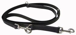 Hamiltion Leather Euro Lead, 3/4 inch thick x 6ft, Black