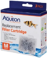 Aqueon Replacement Filter Cartridges, Medium, 3 count