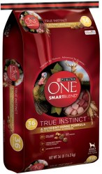 Purina ONE SmartBlend True Instinct with Real Turkey and Vension Adult Dry Dog Food 36 lbs
