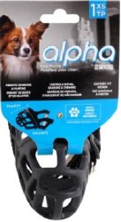 Zeus Alpha Muzzle,Black,Extra Small