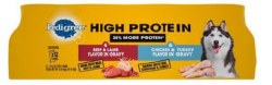 Pedigree Chicken and Turkey, Beef and Lamb, Variety Pack, Wet Dog Food, Case of 12, 3.2oz