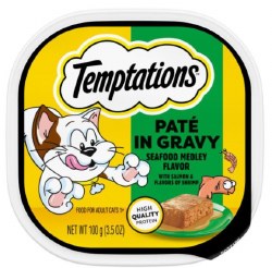 Temptations Seafood Medley, Wet Cat Food, 3.5oz