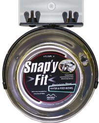 Midwest Snapy Fit Stainless Steel Dog Bowl 1 Quart