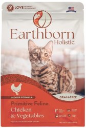 Earthborn Holistic Primitive Feline, Grain Free Natural, Dry Cat and Kitten Food, 12.5lb