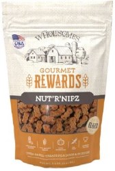 Wholesomes Rewards Gourmet Nut r Nips Dog Biscuits, Peanut Butter, Dog Biscuits, 2lb