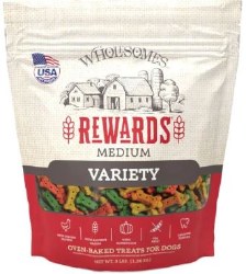 SPORTMiX Wholesomes Grain Free Medium Variety Biscuit Dog Treat 4lb