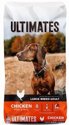 Ultimates Chicken Meal and Brown Rice Large Breed Adult Formula, Dry Dog Food, 28lb