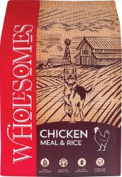 Wholesomes Chicken Meal and Rice Recipe Adult Dry Dog Food 40lb